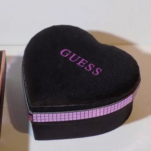 Lot 2 New Guess Interchangeable Brooch Choker & Crystal Flower Necklace Bundle - Picture 14 of 15